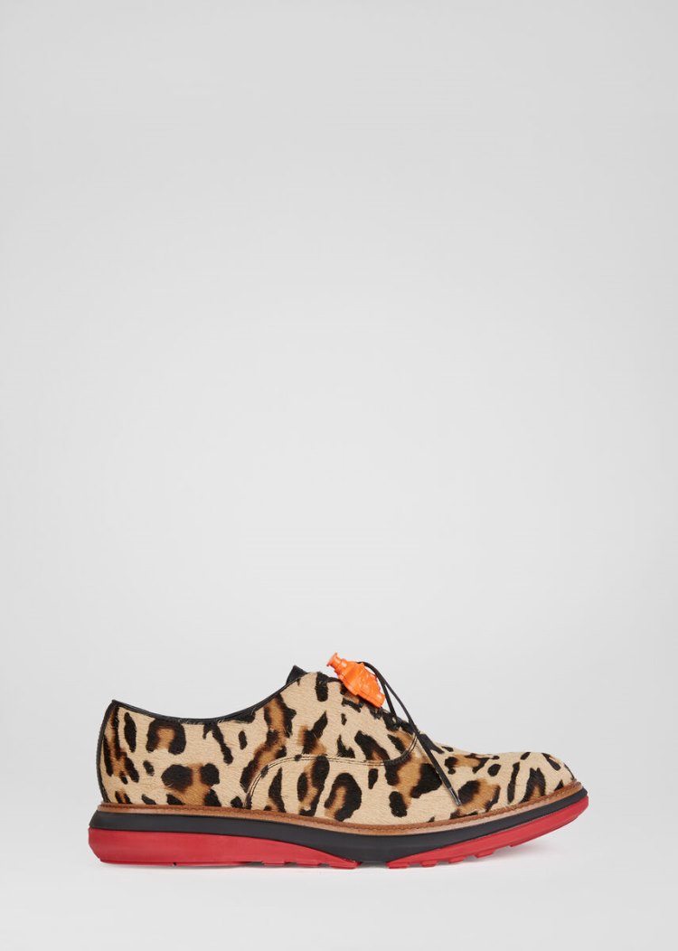Versace Animalier Pattern Medusa Υβρίδιο Shoes παπουτσια ανδρικα λεοπαρ | AN939ZK