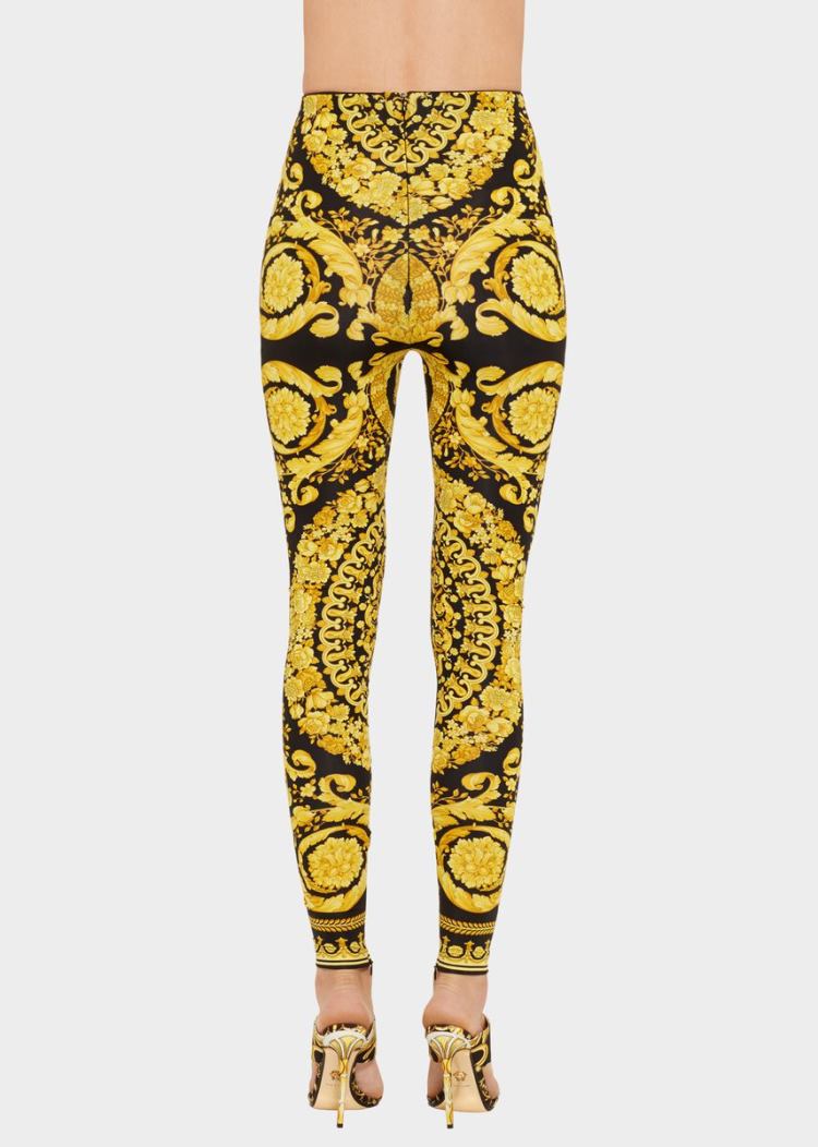 Versace Barocco FW'91 Print Leggings κολαν γυναικεια Πολύχρωμο | QI4M88Q