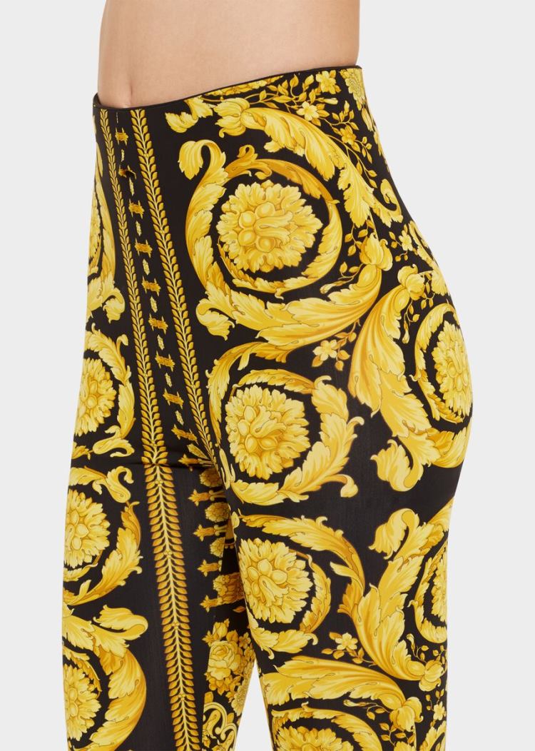 Versace Barocco FW'91 Print Leggings κολαν γυναικεια Πολύχρωμο | QI4M88Q