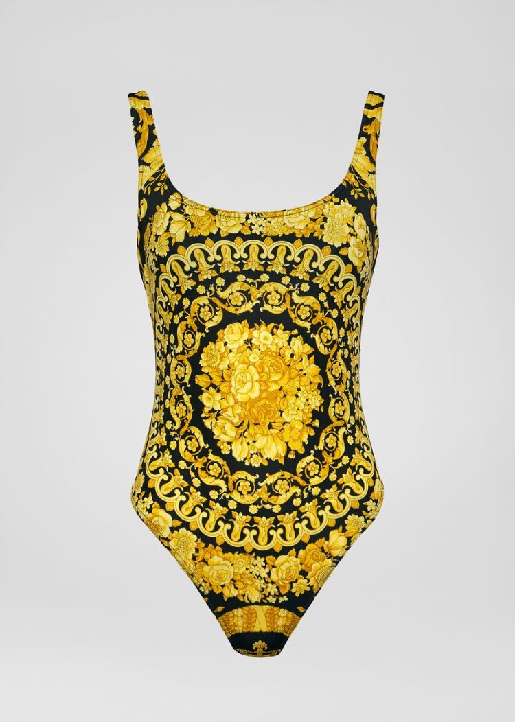 Versace Barocco Print One-Piece Swimsuit μαγιό γυναικεια Πολύχρωμο | 85958FZ
