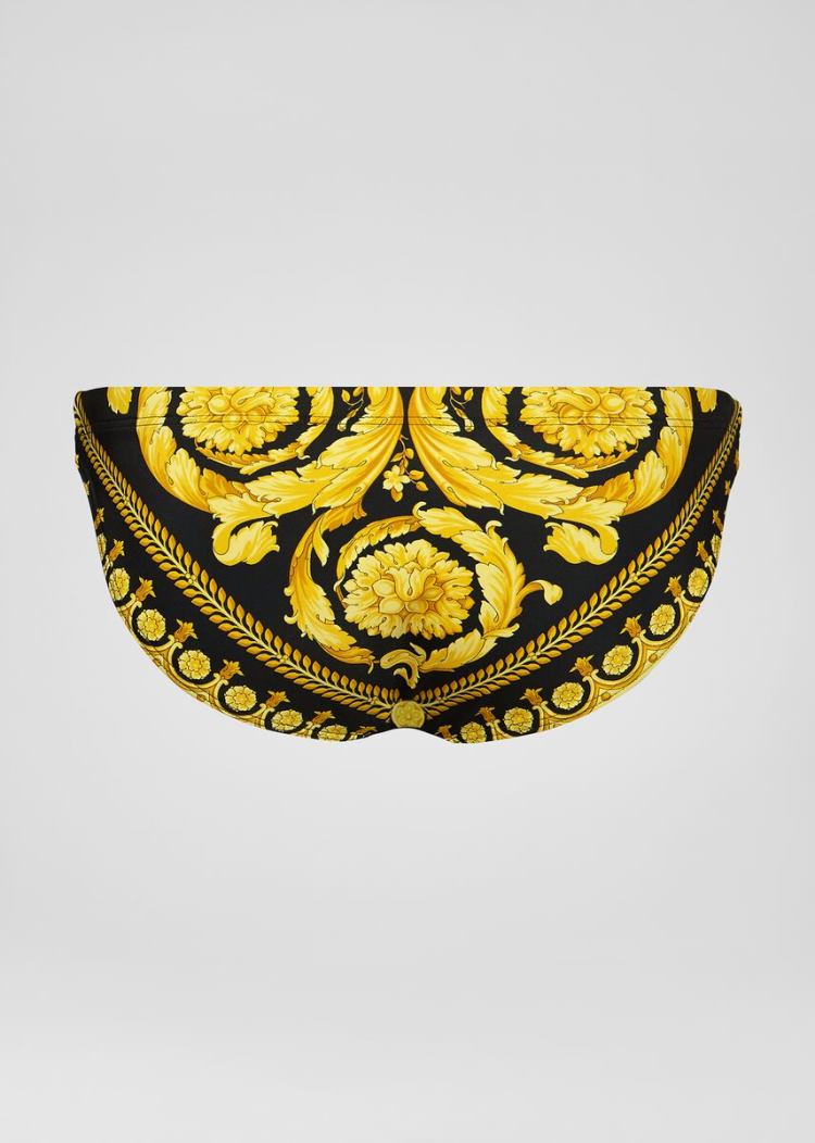 Versace Barocco Print Swim Briefs μαγιό ανδρικα Πολύχρωμο | RSVMOV6