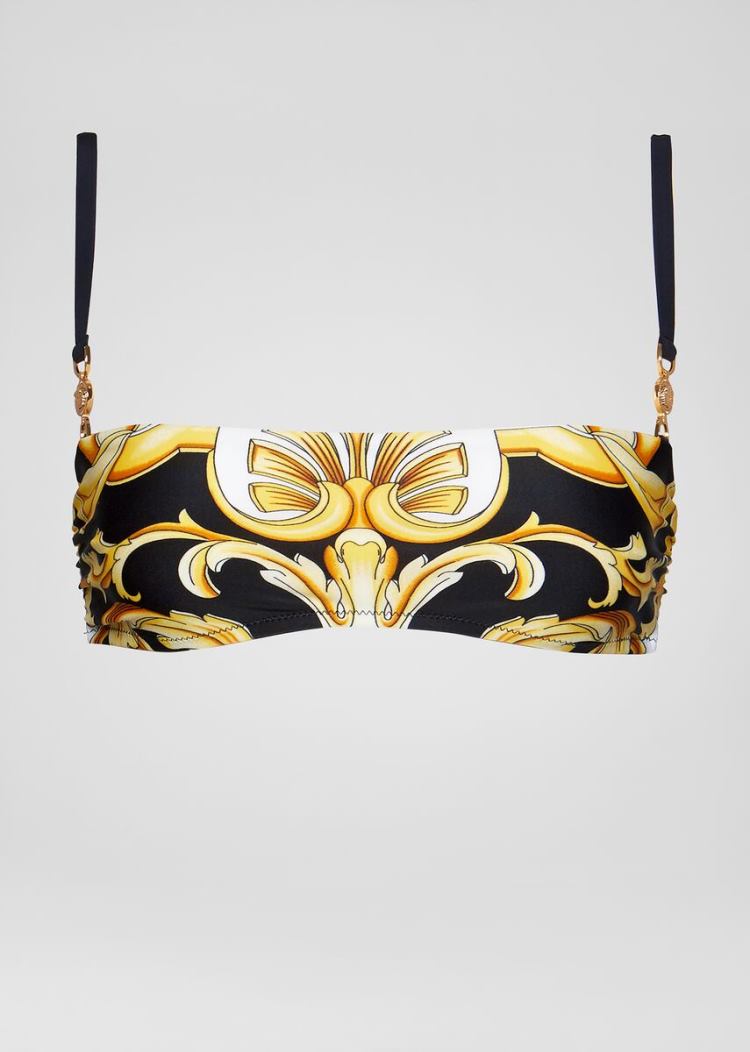 Versace Barocco Print Μπικίνι Top μαγιό γυναικεια Πολύχρωμο | 55A2H9J