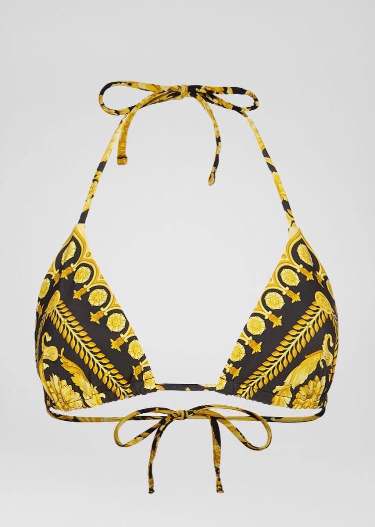Versace Barocco Print Μπικίνι Top μαγιό γυναικεια Πολύχρωμο | 7BDXM6R
