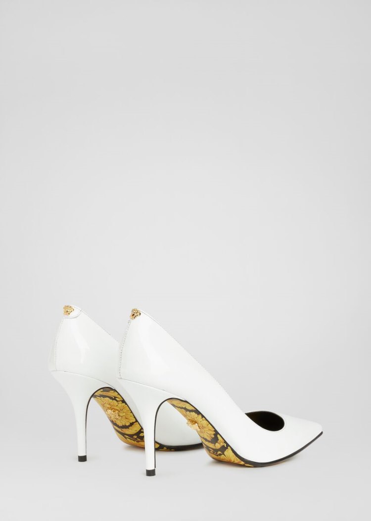 Versace Barocco Pumps γοβεσ γυναικεια ασπρα | XLUY1HJ