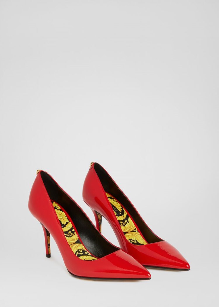 Versace Barocco Pumps γοβεσ γυναικεια κοκκινα | YZB1GNH