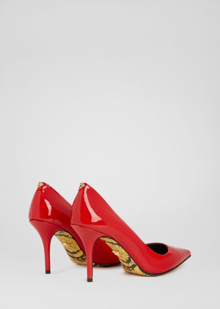 Versace Barocco Pumps γοβεσ γυναικεια κοκκινα | YZB1GNH