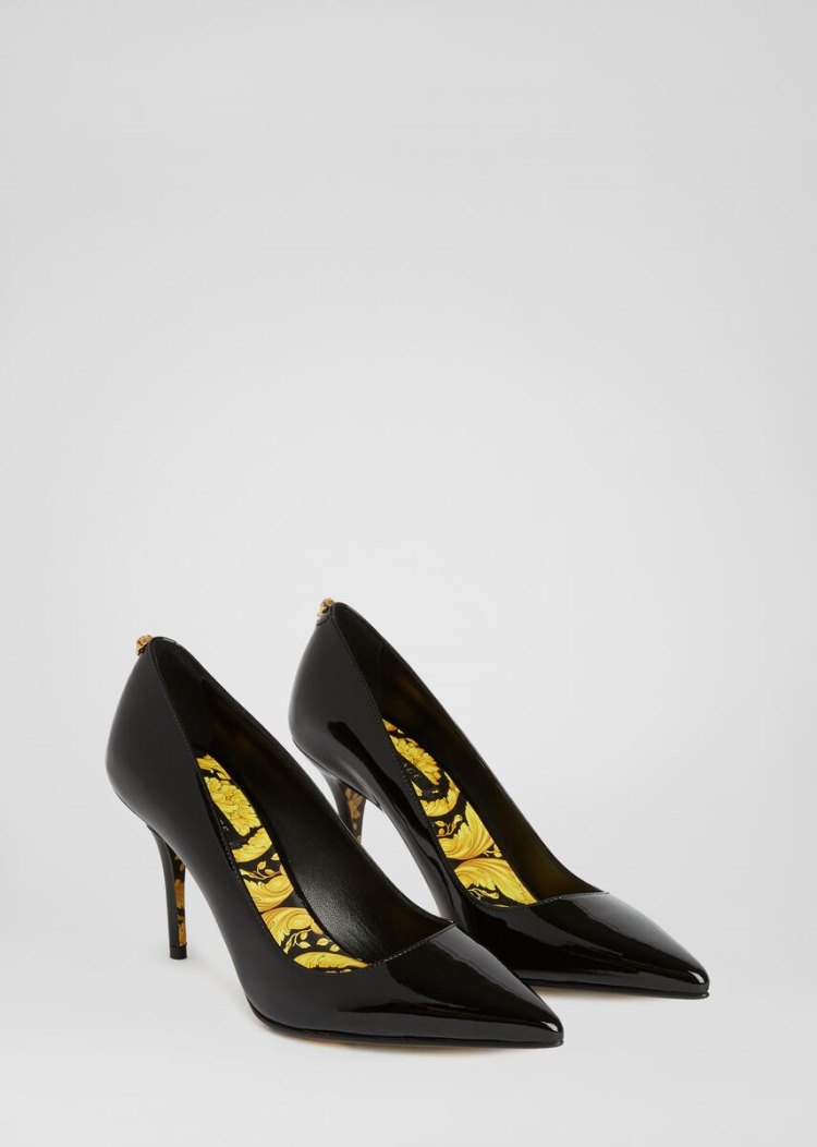 Versace Barocco Pumps γοβεσ γυναικεια μαυρα | VUXN0DU