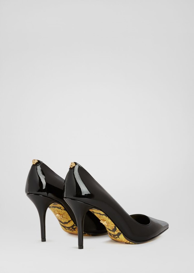 Versace Barocco Pumps γοβεσ γυναικεια μαυρα | VUXN0DU