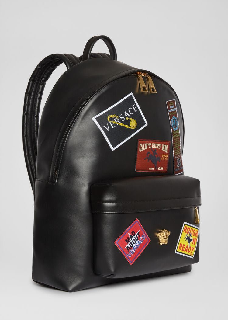 Versace Barocco Rodeo Patch δερματινα Backpack σακιδια πλατησ ανδρικα Πολύχρωμο | XYVYF1A