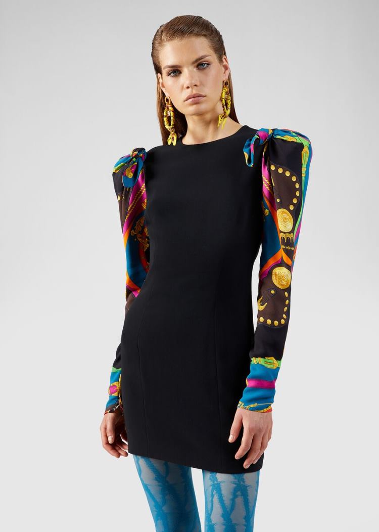 Versace Barocco Rodeo Print Accent φορεμα φορεμα γυναικεια Πολύχρωμο | ILRWYWR