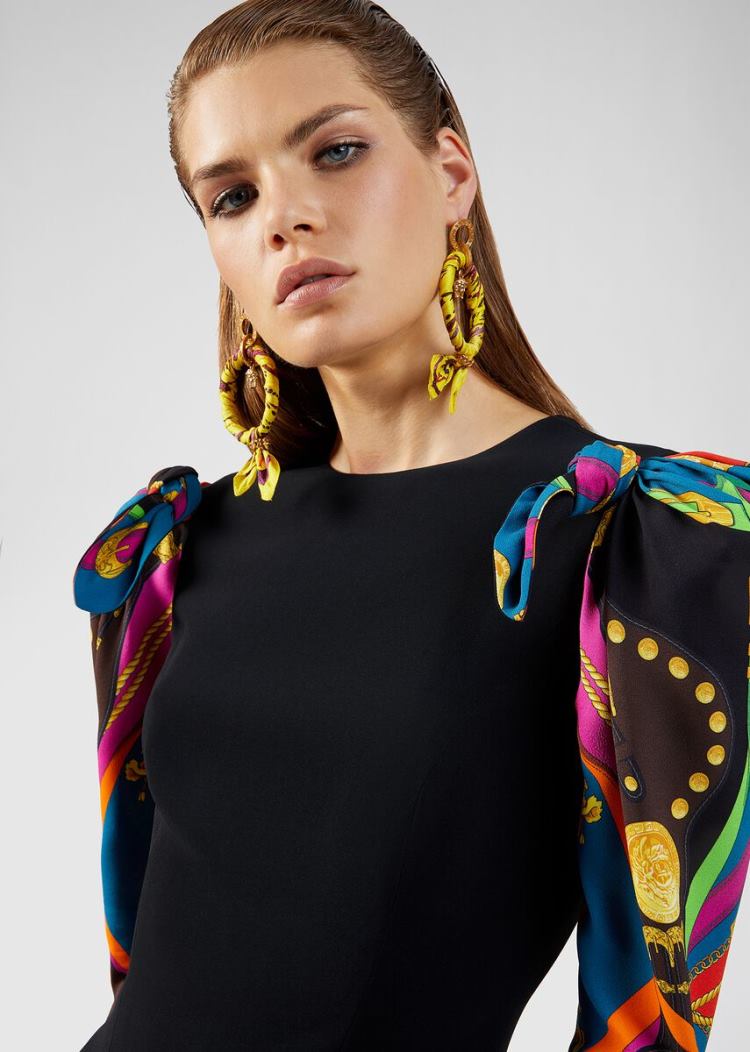 Versace Barocco Rodeo Print Accent φορεμα φορεμα γυναικεια Πολύχρωμο | ILRWYWR