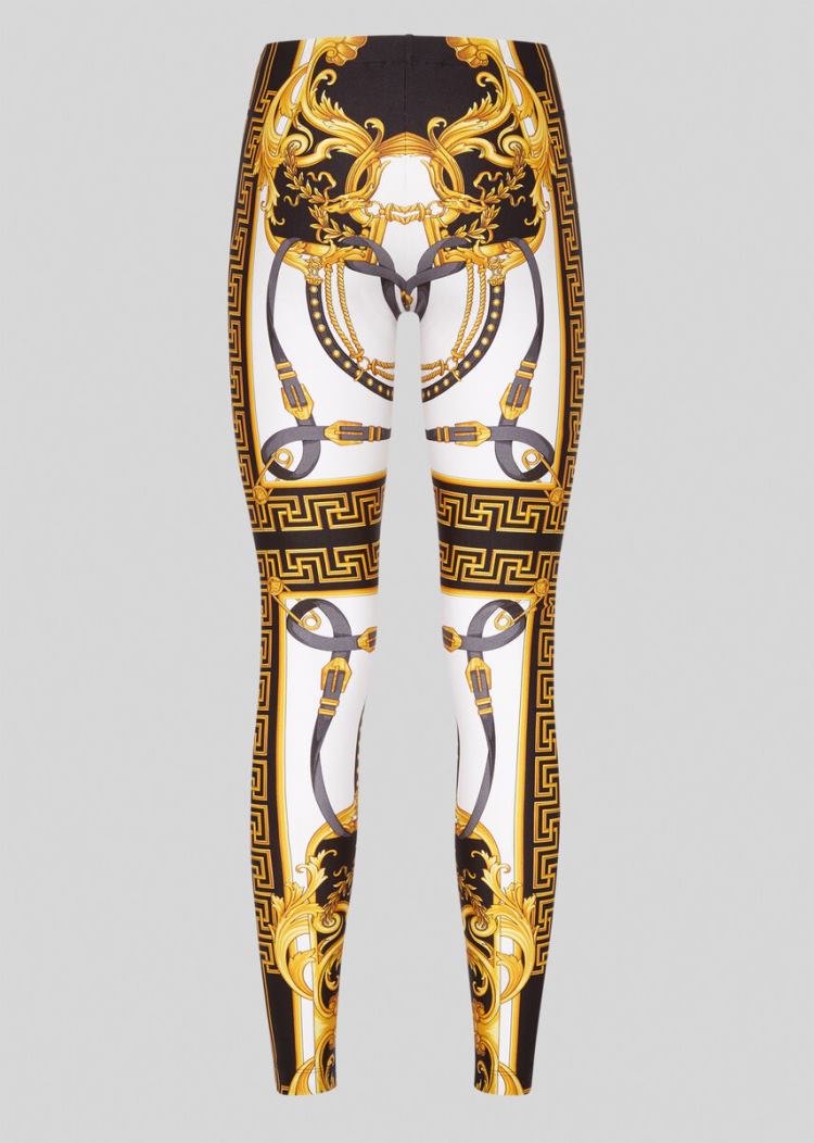 Versace Barocco Rodeo Print Leggings κολαν γυναικεια Πολύχρωμο | LZNZUPS