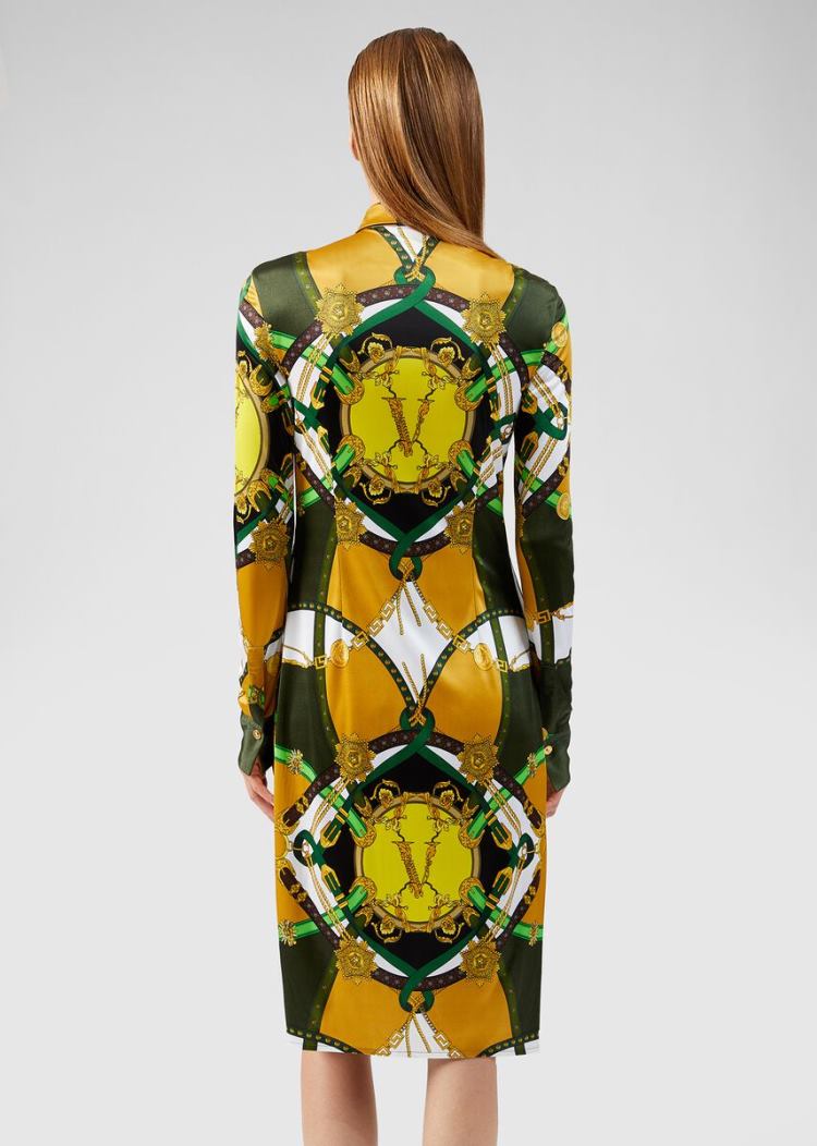 Versace Barocco Rodeo Print Shirt φορεμα φορεμα γυναικεια Πολύχρωμο | ZGMHTFA
