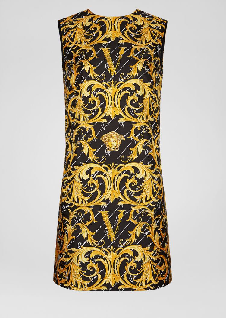 Versace Barocco Signature Shift φορεμα φορεμα γυναικεια Πολύχρωμο | AEJ1ZJV