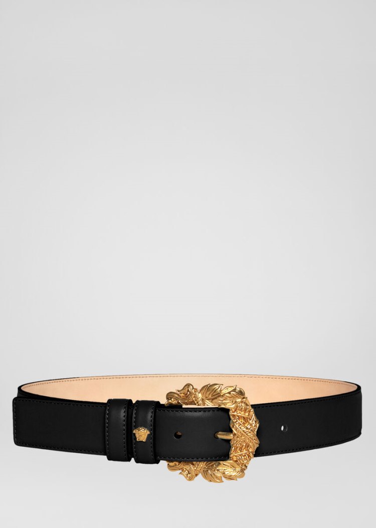 Versace Baroque πόρπης Tribute Belt ζωνη γυναικεια μαυρα | 68HOC0N