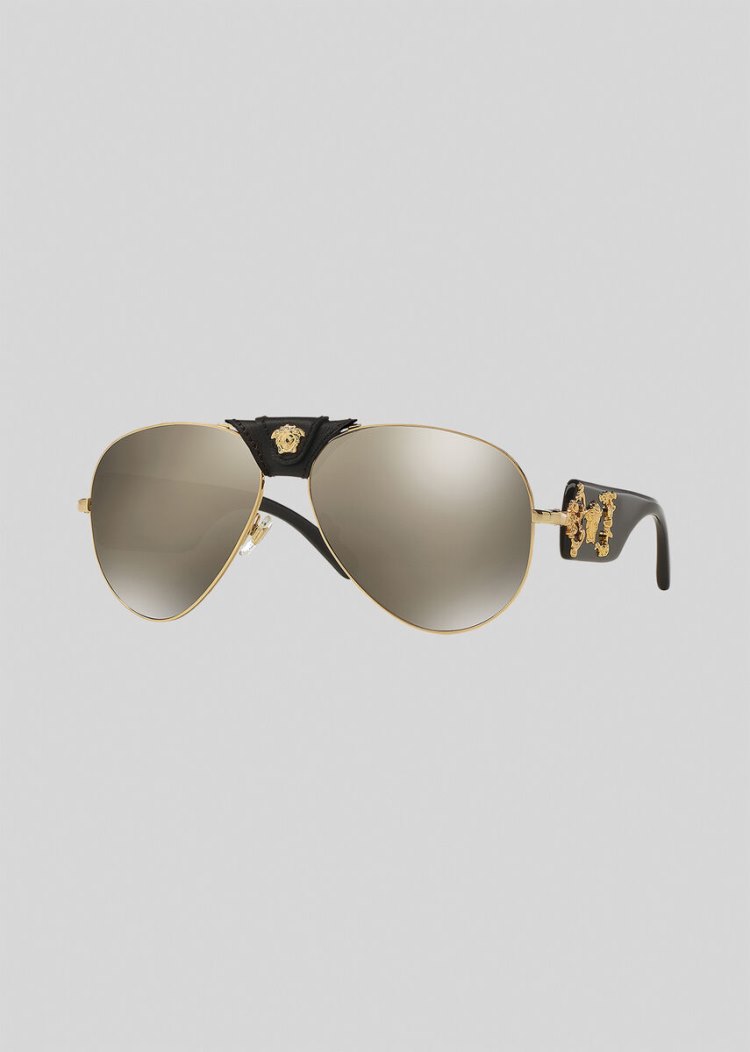 Versace Black Baroque γυαλια ηλιου ανδρικα μαυρα | NXK1PZ5