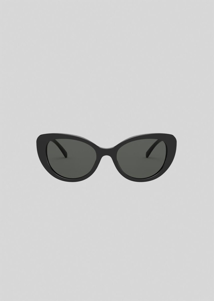Versace Black Cat-Eye 90s Vintage Logo γυαλια ηλιου γυναικεια μαυρα | BND6GCJ