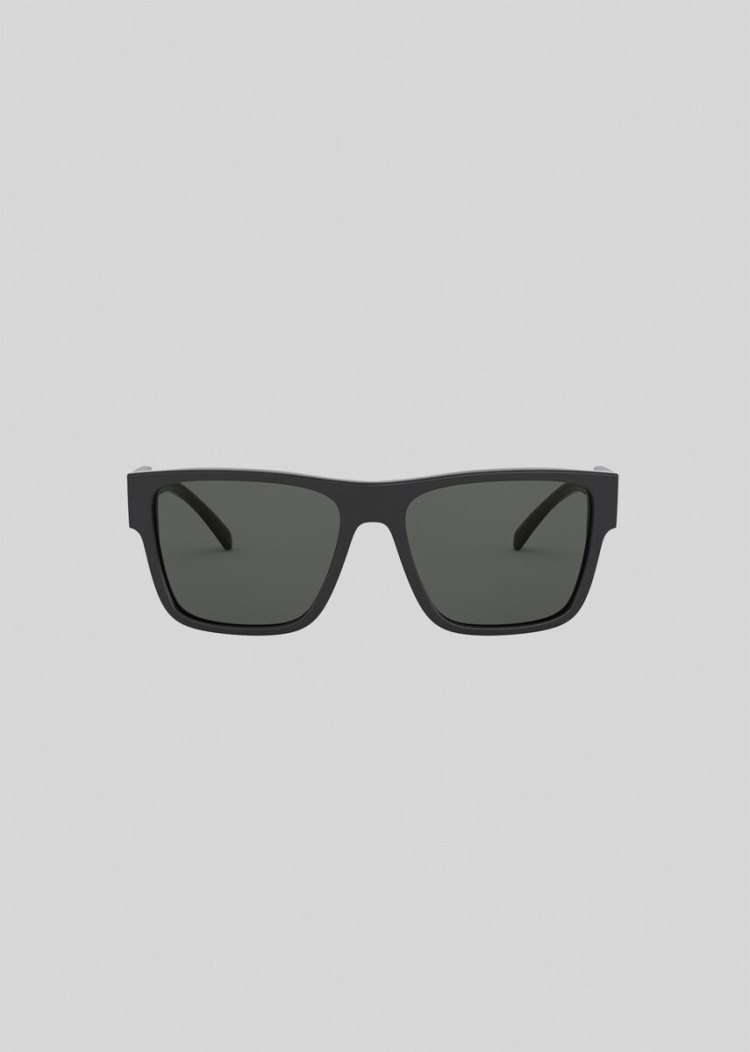 Versace Black Cat-Eye 90s Vintage Logo γυαλια ηλιου ανδρικα μαυρα | XQLPB1D