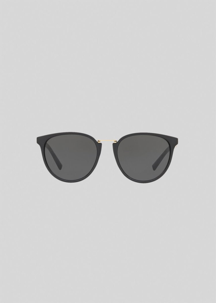 Versace Black Logomania γυαλια ηλιου γυναικεια μαυρα χρυσο χρωμα | Y3YCY9Z