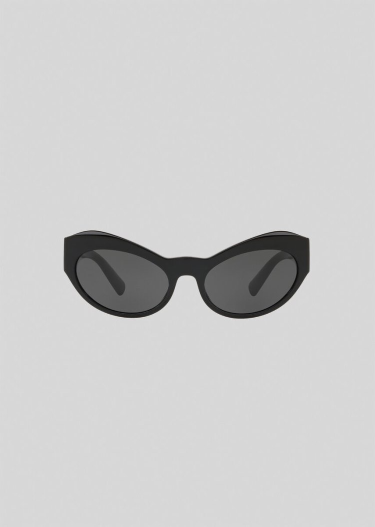 Versace Black Medusa Leaves Cat-Eye γυαλια ηλιου γυναικεια μαυρα | ZICCU8C