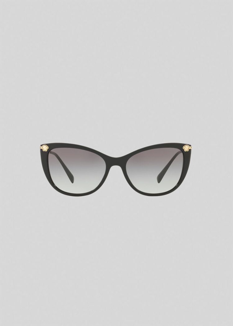 Versace Black Medusa Strass γυαλια ηλιου γυναικεια μαυρα | EOAYV52