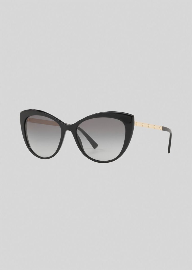 Versace Black Medusina Cat Eye γυαλια ηλιου γυναικεια μαυρα | JTQ6PBY