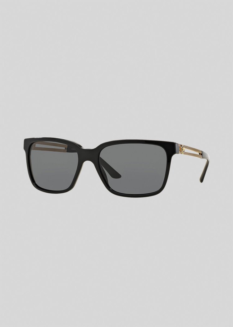 Versace Black V-Vanitas Square γυαλια ηλιου γυναικεια μαυρα | EOUAHH8