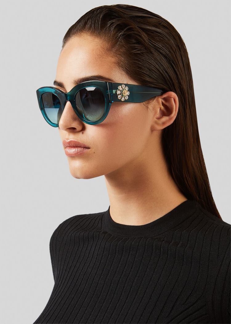 Versace Blue Tribute Jewel γυαλια ηλιου γυναικεια μπλε | XGDF6DX