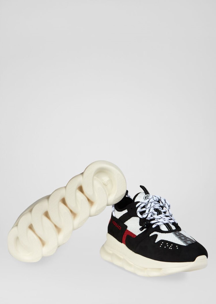 Versace Chain Reaction 2 Sneakers αθλητικα ανδρικα μαυρα | EBF51IM