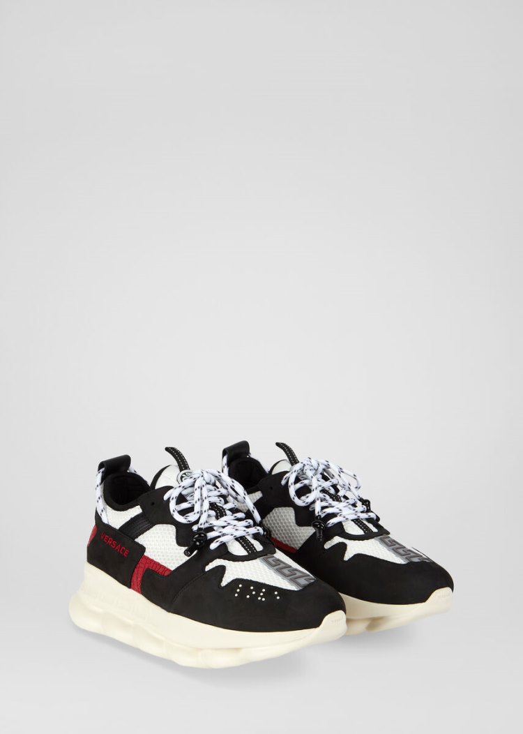 Versace Chain Reaction 2 Sneakers αθλητικα ανδρικα μαυρα | EBF51IM