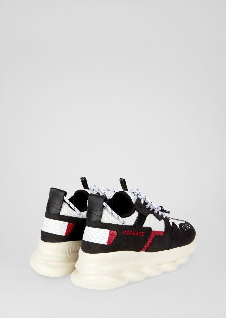 Versace Chain Reaction 2 Sneakers αθλητικα ανδρικα μαυρα | EBF51IM
