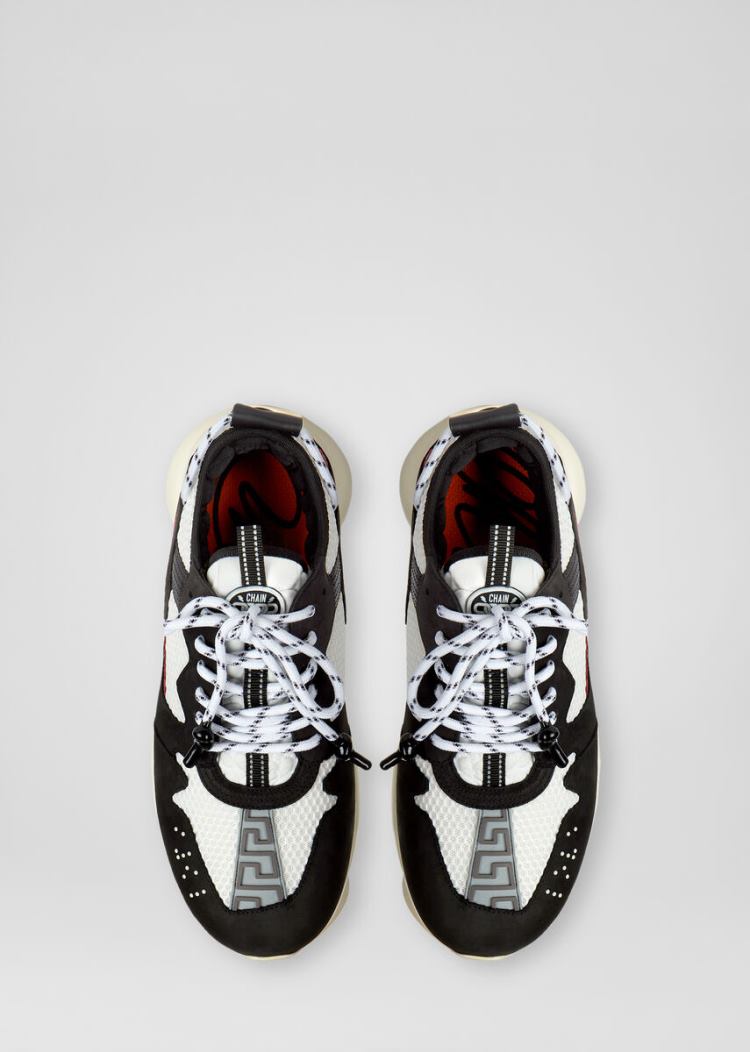 Versace Chain Reaction 2 Sneakers αθλητικα ανδρικα μαυρα | EBF51IM