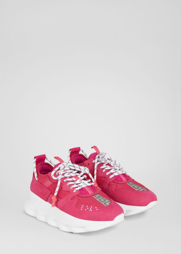 Versace Chain Reaction 2 Sneakers αθλητικα ανδρικα ροζ | PHOXIE5