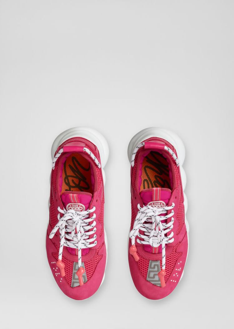 Versace Chain Reaction 2 Sneakers αθλητικα ανδρικα ροζ | PHOXIE5