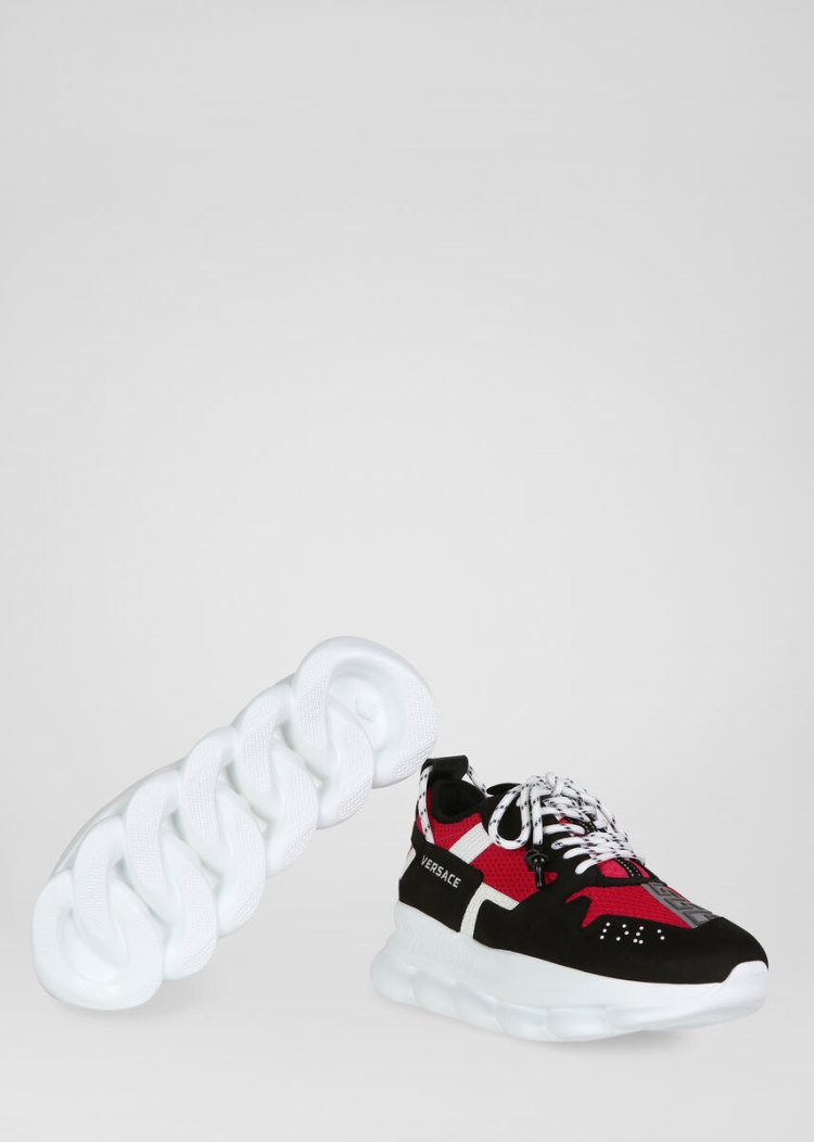 Versace Chain Reaction 2 Sneakers αθλητικα ανδρικα μαυρα | ZLZ3BLW