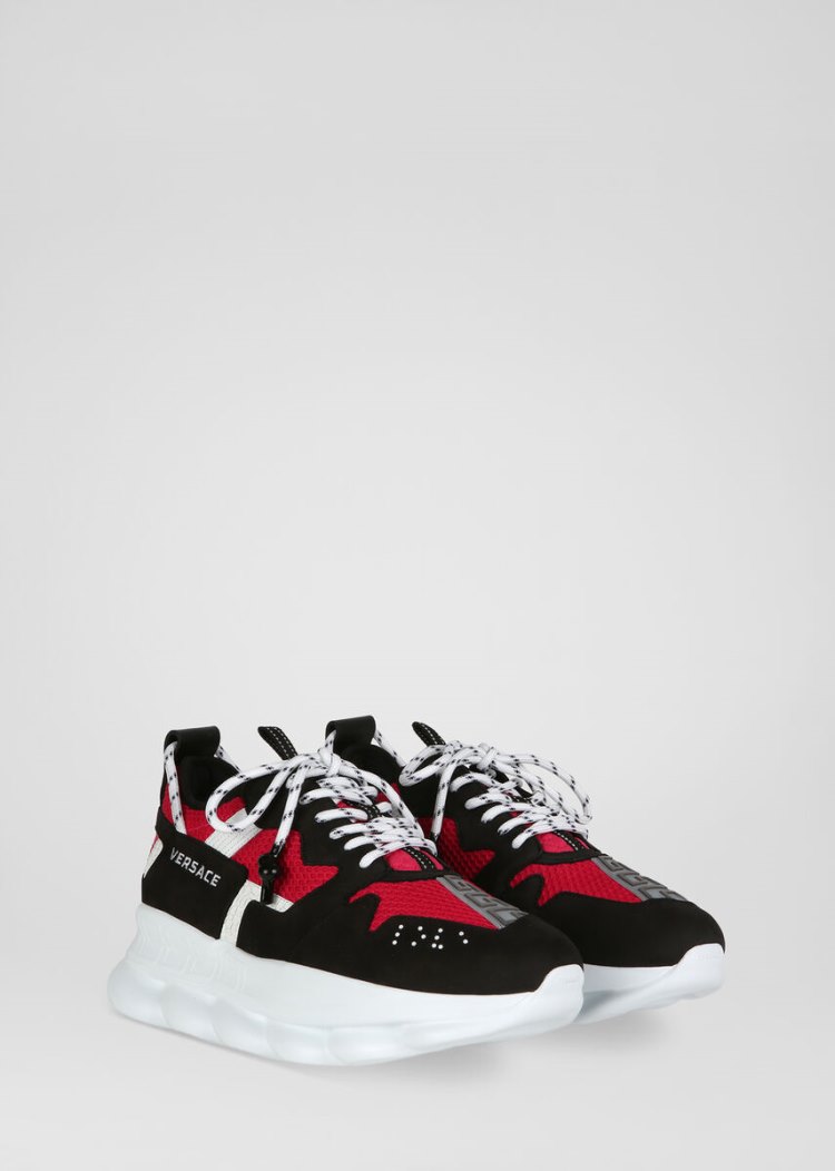 Versace Chain Reaction 2 Sneakers αθλητικα ανδρικα μαυρα | ZLZ3BLW