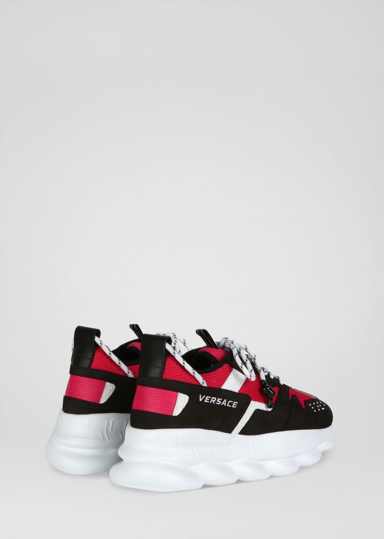 Versace Chain Reaction 2 Sneakers αθλητικα ανδρικα μαυρα | ZLZ3BLW