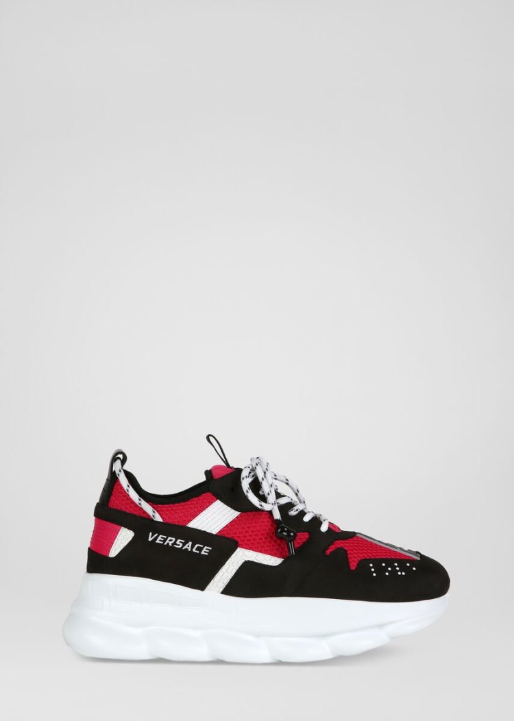 Versace Chain Reaction 2 Sneakers αθλητικα ανδρικα μαυρα | ZLZ3BLW