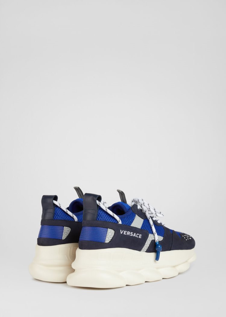 Versace Chain Reaction 2 Sneakers αθλητικα ανδρικα μπλε | ZSZU0GZ
