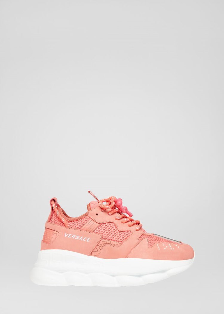 Versace Chain Reaction 2 Trainers αθλητικα γυναικεια ροζ | 04EEUON
