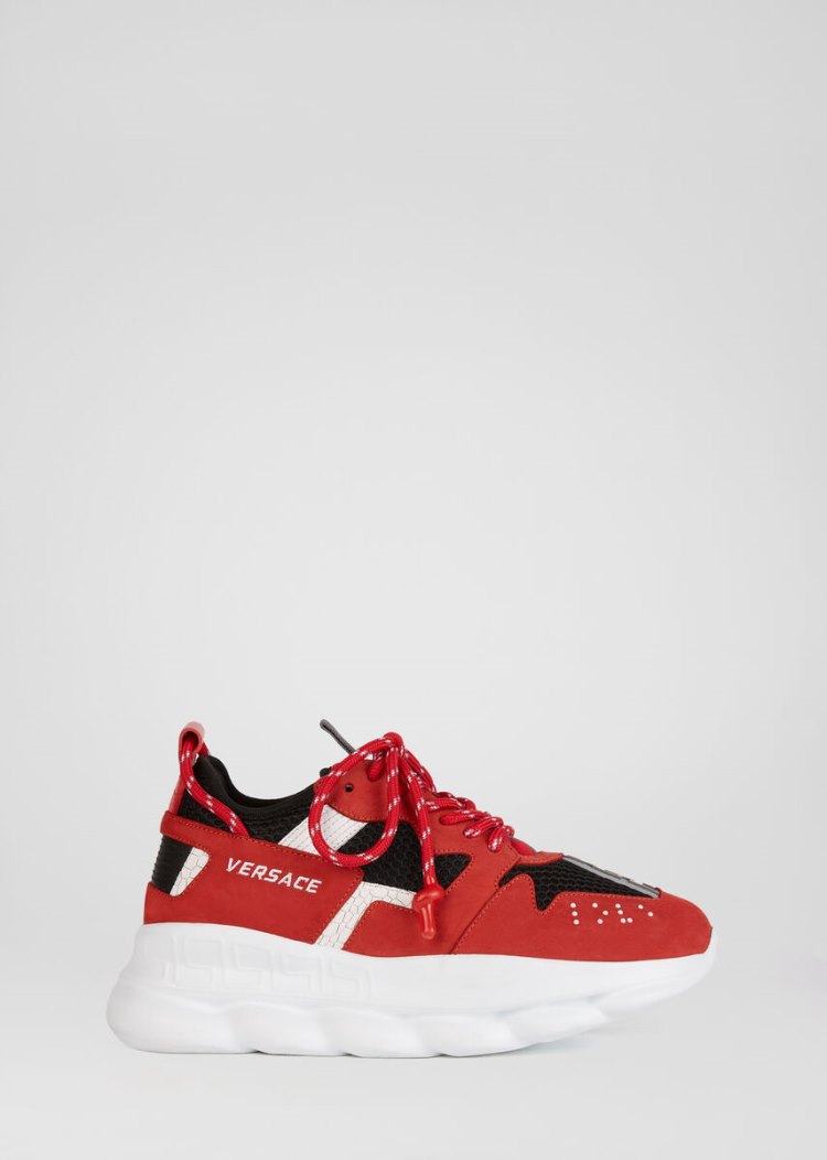 Versace Chain Reaction 2 Trainers αθλητικα γυναικεια κοκκινα | DB0DEF3