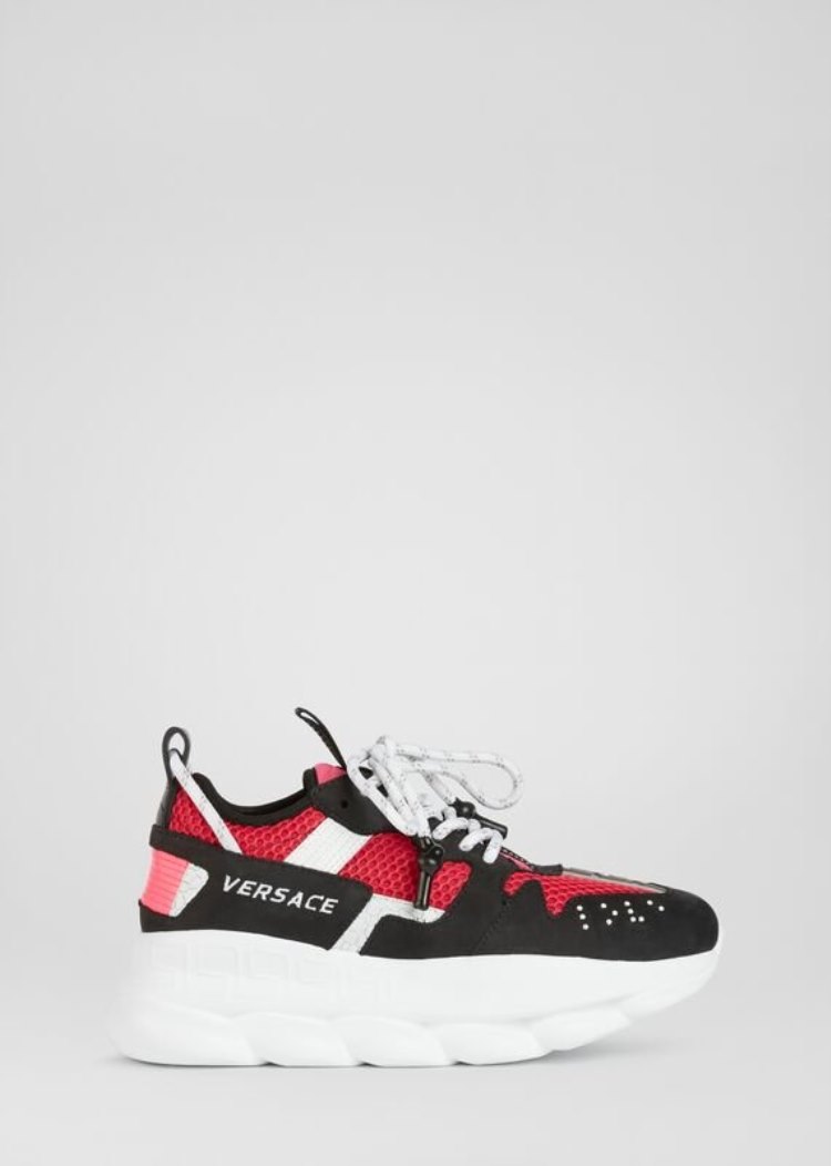 Versace Chain Reaction 2 Trainers αθλητικα γυναικεια μαυρα | JQONBJP