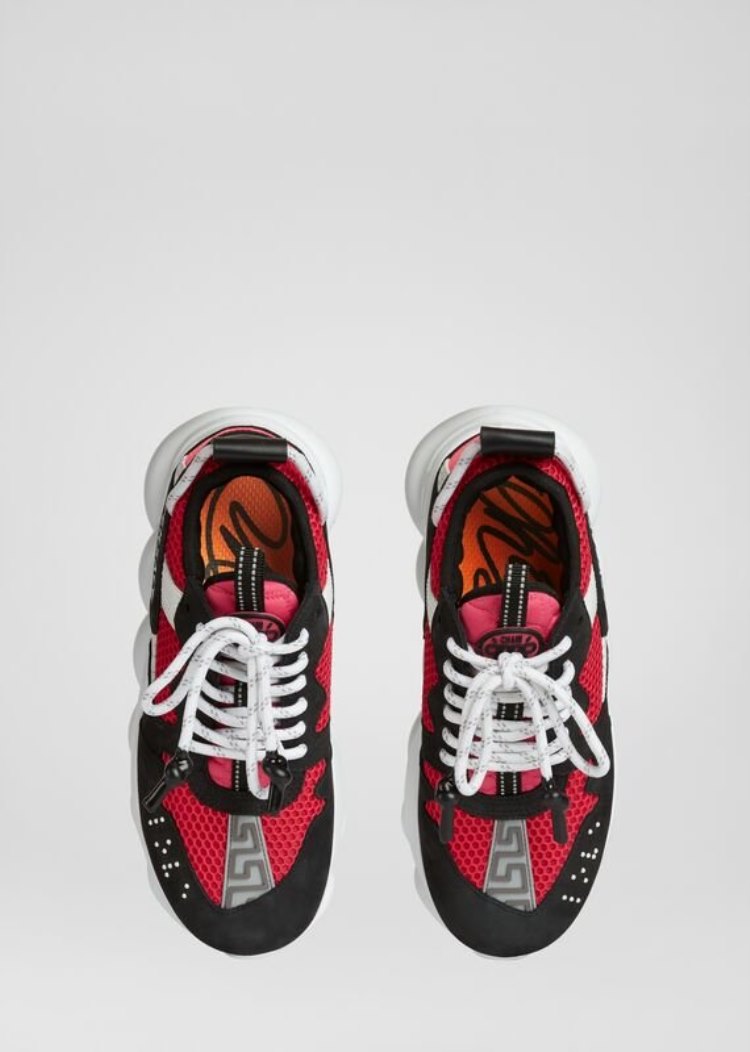 Versace Chain Reaction 2 Trainers αθλητικα γυναικεια μαυρα | JQONBJP