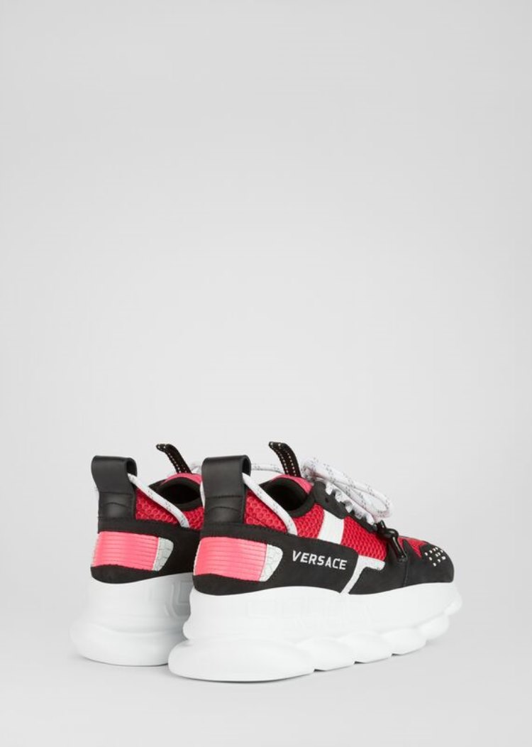 Versace Chain Reaction 2 Trainers αθλητικα γυναικεια μαυρα | JQONBJP