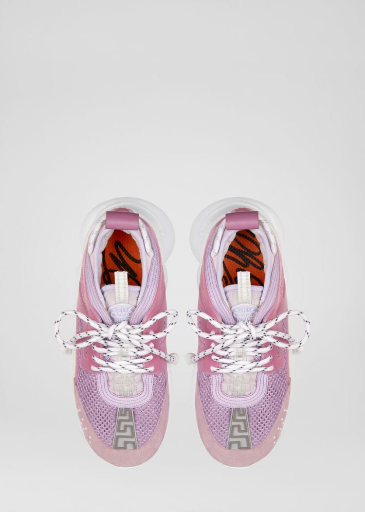 Versace Chain Reaction Trainers αθλητικα γυναικεια μωβ | 0XSBOPF