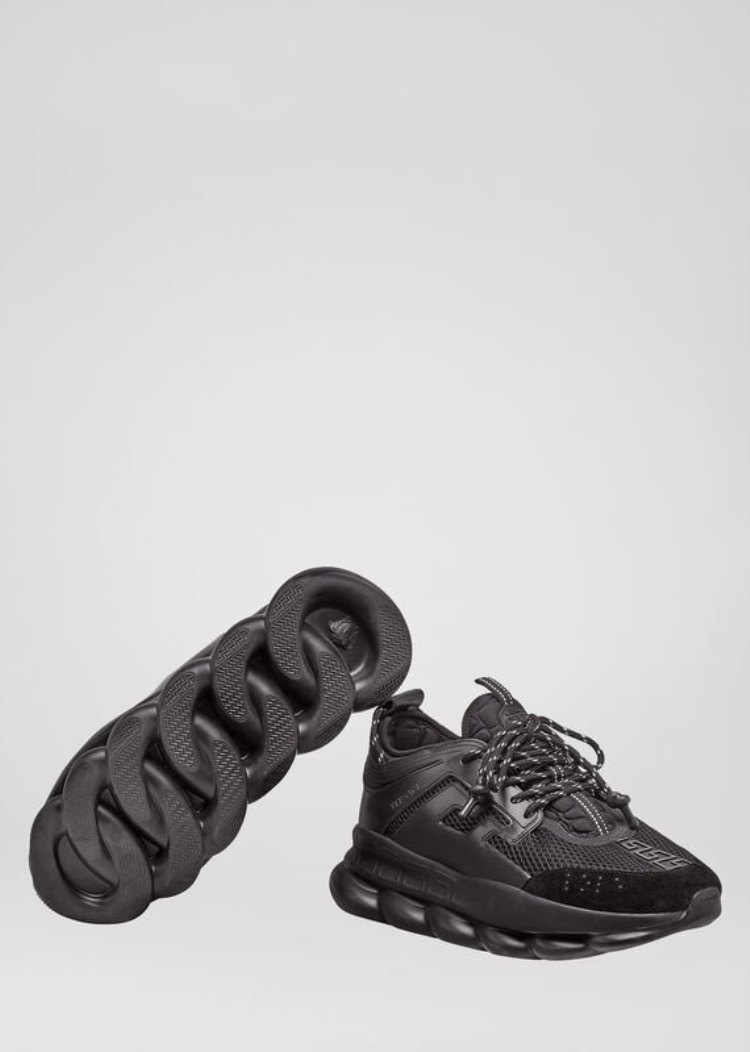 Versace Chain Reaction Trainers αθλητικα γυναικεια μαυρα | 4T0PT7Y