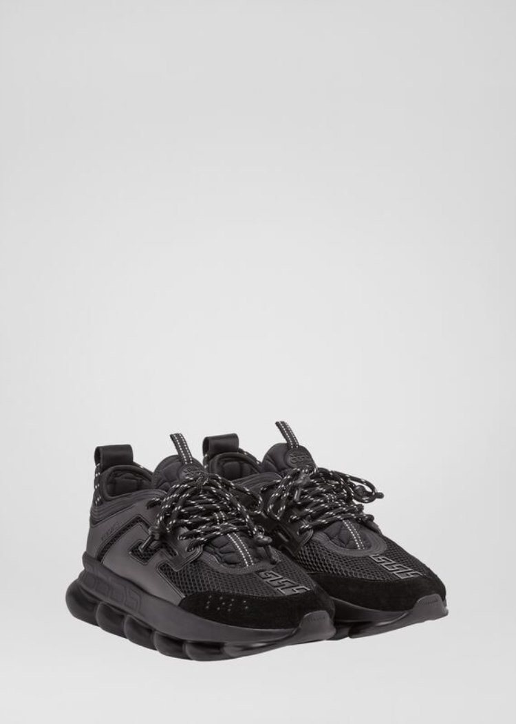 Versace Chain Reaction Trainers αθλητικα γυναικεια μαυρα | 4T0PT7Y
