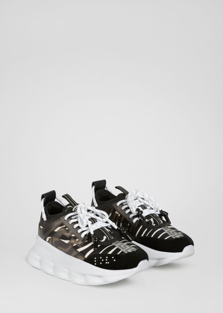 Versace Chain Reaction Trainers αθλητικα γυναικεια μαυρα | 9GD59G6