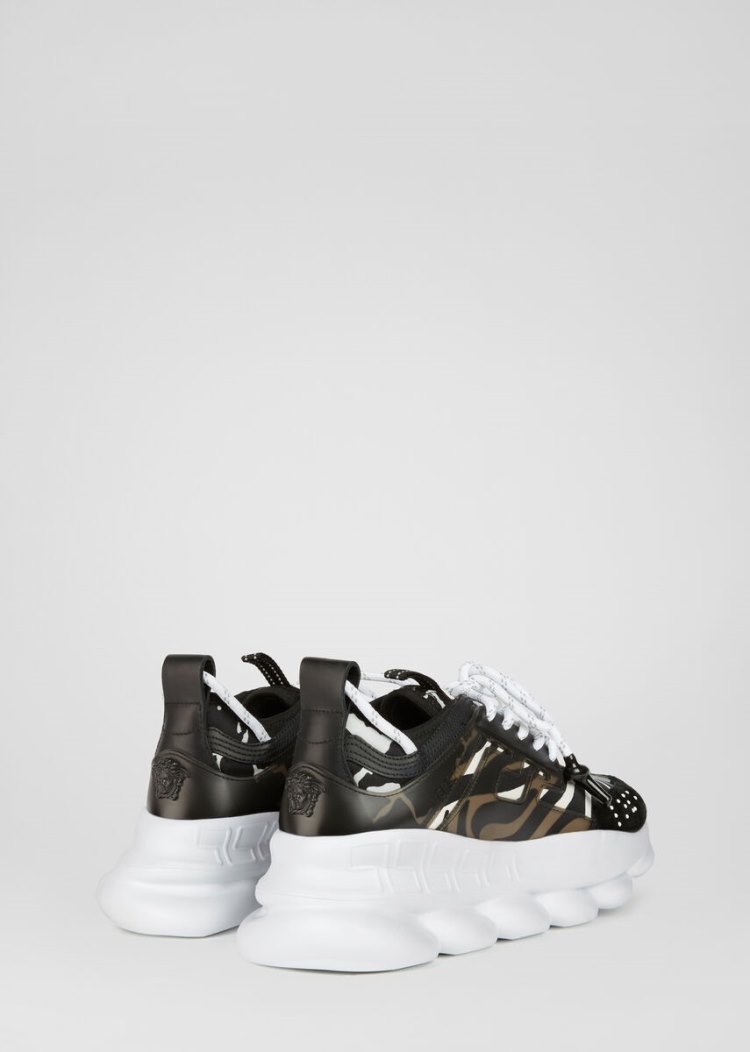 Versace Chain Reaction Trainers αθλητικα γυναικεια μαυρα | 9GD59G6