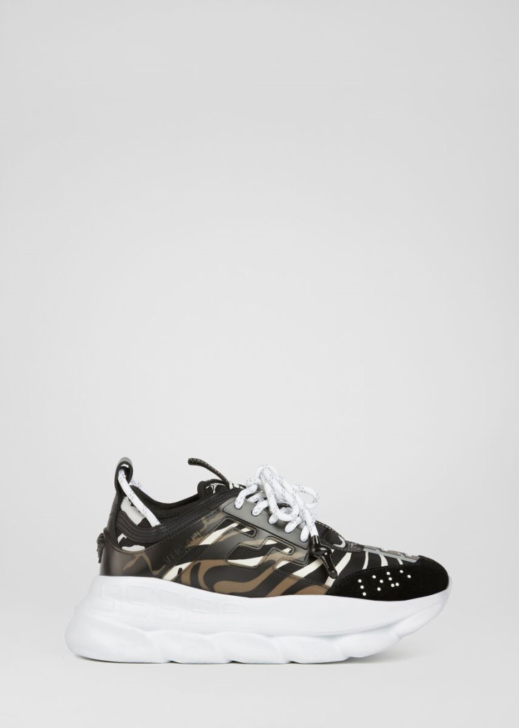 Versace Chain Reaction Trainers αθλητικα γυναικεια μαυρα | 9GD59G6